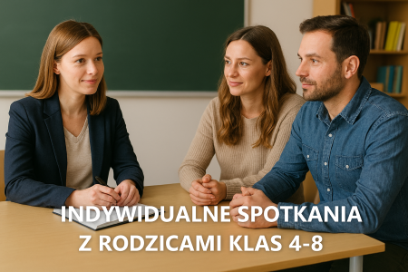 Indywidualne spotkania z rodzicami klas 4-8  18.12.2025 r.