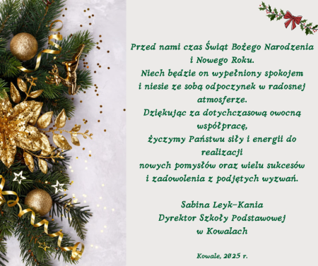 Życzenia świąteczne