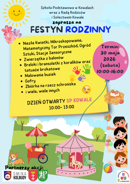 FESTYN RODZINNY 30 maja 2026r